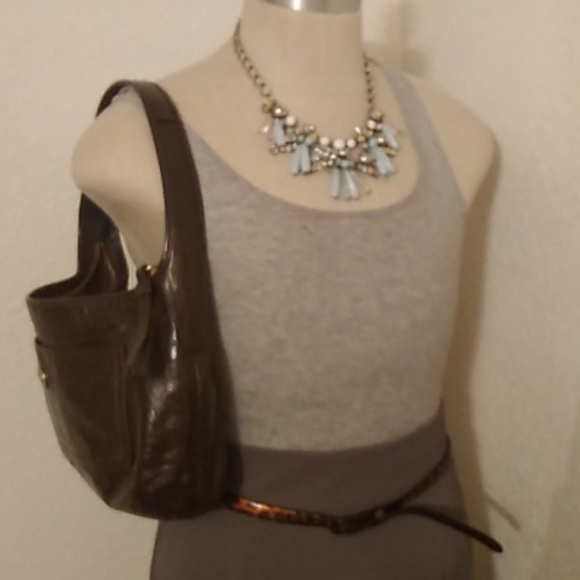 Coach shoulder bag brown patent leather - Picture 2 of 9